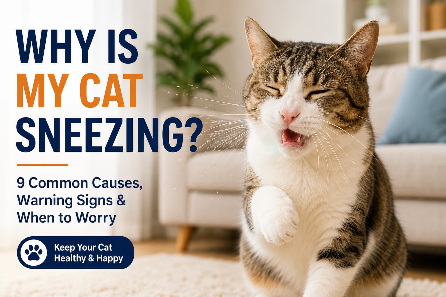 why is my cat sneezing indoor cat with sneezing symptoms