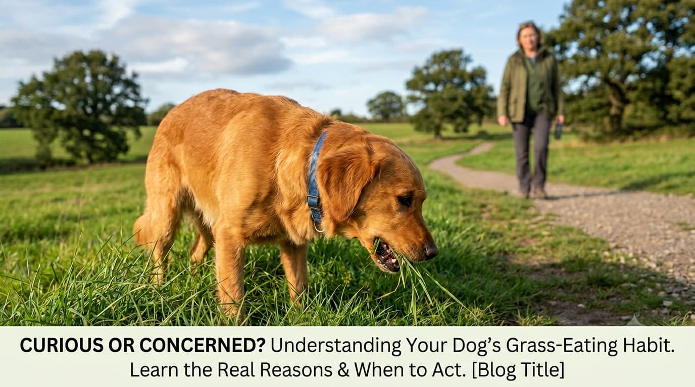 why does my dog eat grass causes and warning signs