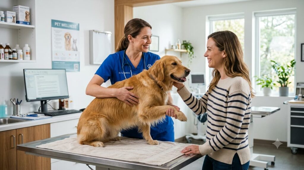 When should you see a veterinarian if your dog keeps yawning