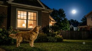 Why Is My Dog Barking at Night? Dog barking outside at night