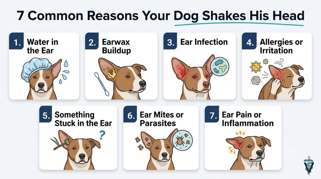 og shaking head from ear infection or allergies