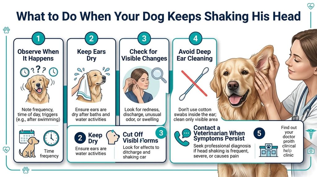 what to do when your dog keeps shaking his head